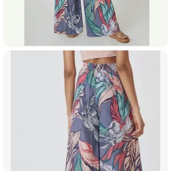 Anthropologie Bel Kazen Chelsea bird pants size large new without tags - Picture 5 of 9